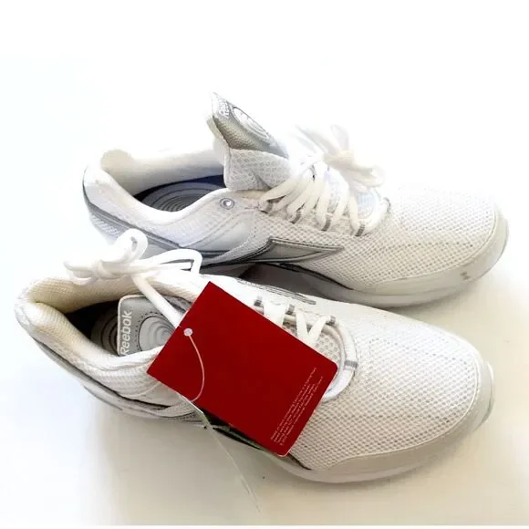 NWT Reebok White & Gray Easytone Athleisure Sneakers Size USA Size 6.5 - Picture 5 of 17